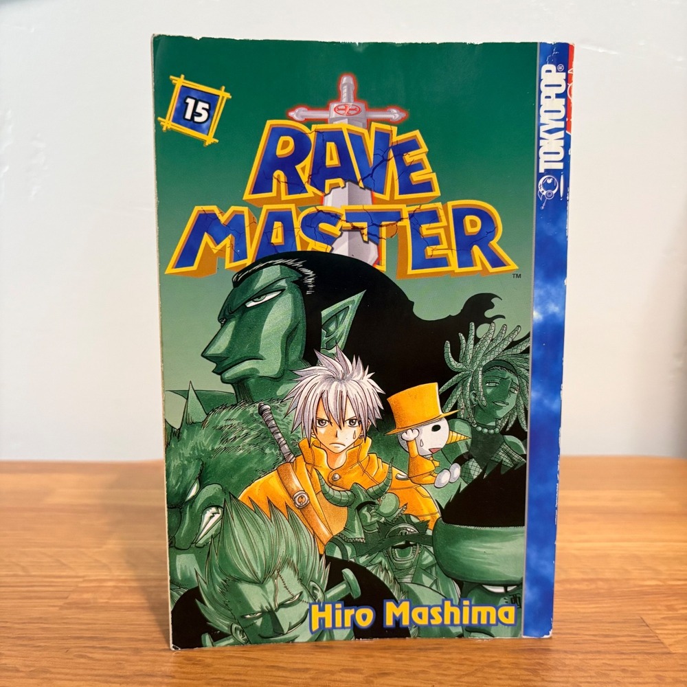 Rave Master Volume 15 Mashima 1st Printing English Manga Paperback OOP